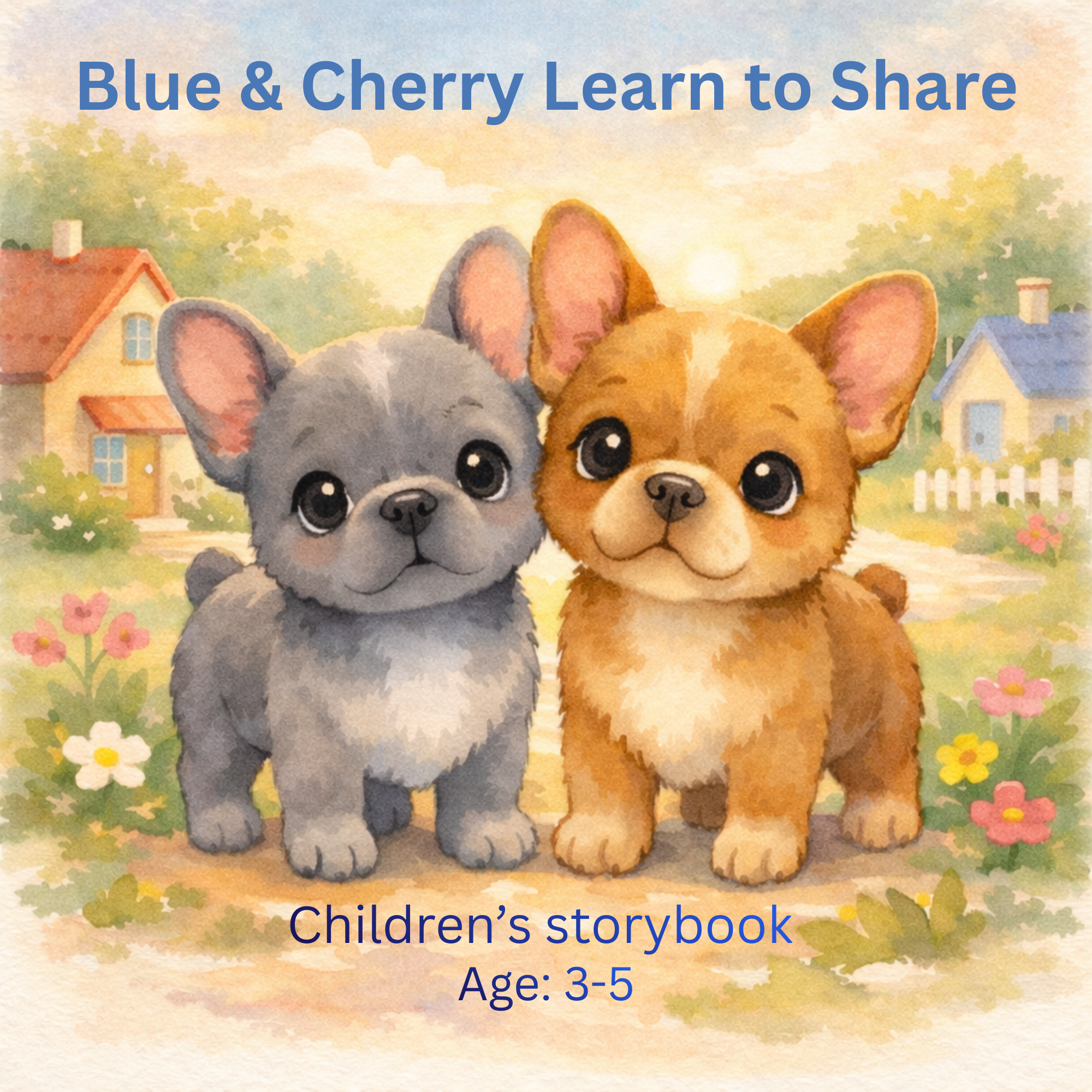 Blue and Cherry learn to share
